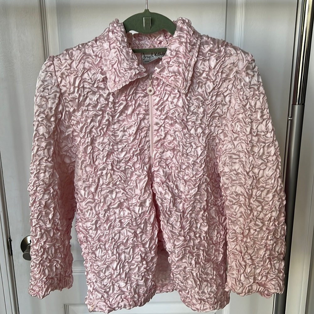 Light pink zip up jacket